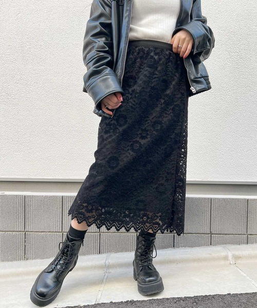 frunco(フランコ)の「【ZOZO限定】レーススカート(スカート・レディース・ブラック/ホワイト・MEDIUM)」の22枚目の写真