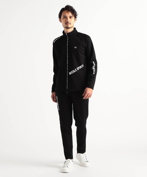 NICOLE CLUB FOR MEN(ニコルクラブフォーメン)の「【NICOLE SPORTS】ダブルフェイスカノコ トラックジャケット(その他アウター・メンズ・杢グレー/ブラック・MEDIUM/LARGE/X-LARGE)」の4枚目の写真