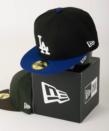 NEW ERA（ニューエラ）の「【NEW ERA/ニューエラ】59FIFTY 中津川吾郎コラボ コレクション ロサンゼルス・ドジャース オークランド・アスレチックス ロゴ刺繍 キャップ/ユニセックス（キャップ・レディース）」