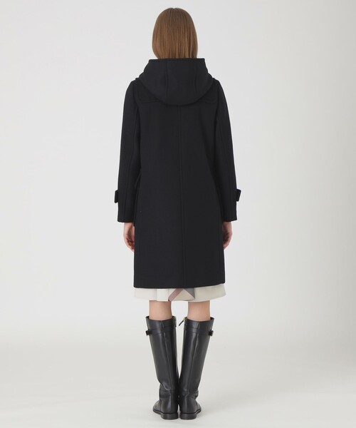 BLUE LABEL CRESTBRIDGE（ブルーレーベルクレストブリッジ）の「【一部店舗限定】パイルメルトンダッフルコート（ダッフルコート・レディース・オフホワイト/ブラック/ダークネイビー・38/36）」の13枚目の写真