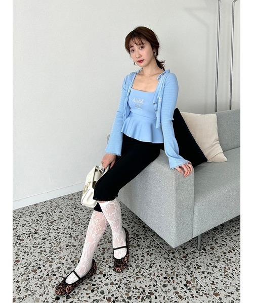 LILY BROWN(リリーブラウン)の「【WEB・一部店舗限定カラー】【LILY BROWN × ANNA SUI】バタフライカーディガン(カーディガン/ボレロ・レディース・レッド/ホワイト/ブルー/ブラック・FREE)」の13枚目の写真