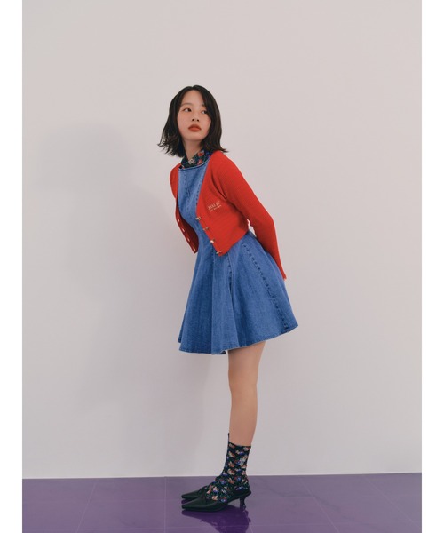 アナスイ リリーブラウン カーディガン 黒 ブラック セール】【WEB・一部店舗限定カラー】【LILY BROWN × ANNA SUI