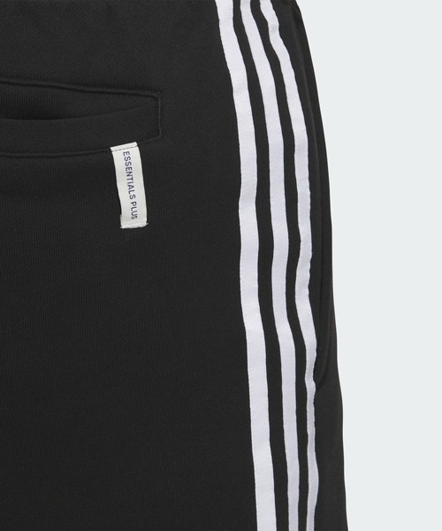 adidas（アディダス）の「エッセンシャルズ プラス レギュラーフィット スリーストライプス フレンチテリーショーツ / アディダス adidas ハーフパンツ（その他パンツ・メンズ・グレー/ブラック・SMALL/X-SMALL/XX-LARGE/3XL/LARGE/MEDIUM/X-LARGE）」の13枚目の写真