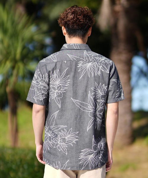 Quiksilver(クイックシルバー)の「QUIKSILVER/クイックシルバー 半袖シャツ アロハシャツ EQYWT04620(シャツ/ブラウス・メンズ・ホワイト/ダークグレー・M/L)」の13枚目の写真