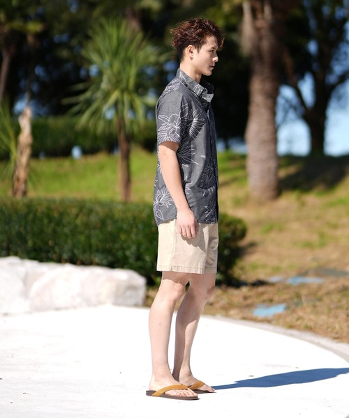 Quiksilver(クイックシルバー)の「QUIKSILVER/クイックシルバー 半袖シャツ アロハシャツ EQYWT04620(シャツ/ブラウス・メンズ・ホワイト/ダークグレー・M/L)」の16枚目の写真