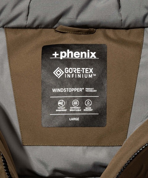 +phenix(プラスフェニックス)の「+phenix(プラスフェニックス)5ポケットダウンジャケット / GORE-TEX INFINIUM / WINDSTOPPER(R) プロダクト by GORE TEX LABS /ウィンドストッパー/ゴアテックス/ダウンコート/ブルゾン(ダウンジャケット/コート・メンズ・ブルー/ブラック/カーキ・L/M/XXL/XL)」の15枚目の写真