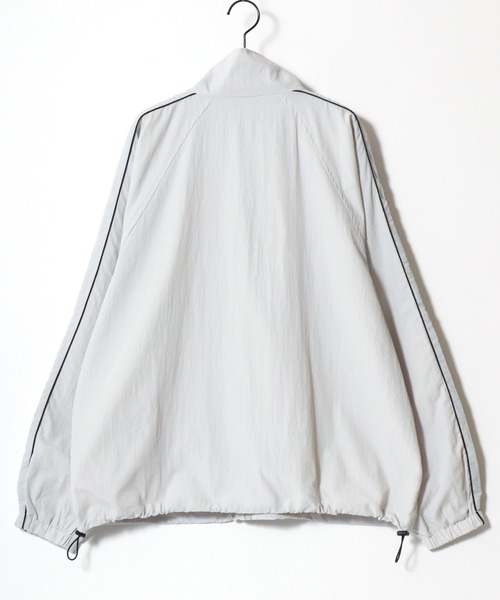 U.S. POLO ASSN.(ユーエスポロアッスン)の「U.S. POLO ASSN./ユーエスポロアッスン 別注 Nylon Piping Track Jacket/オーバーサイズ ナイロン ブロークコア ジップアップ トラックジャケット/アノラックジャケット/レディース メンズ(ナイロンジャケット・メンズ・ブラック/グレー/ブラック系その他/ライトグレー・M/L/LL)」の16枚目の写真
