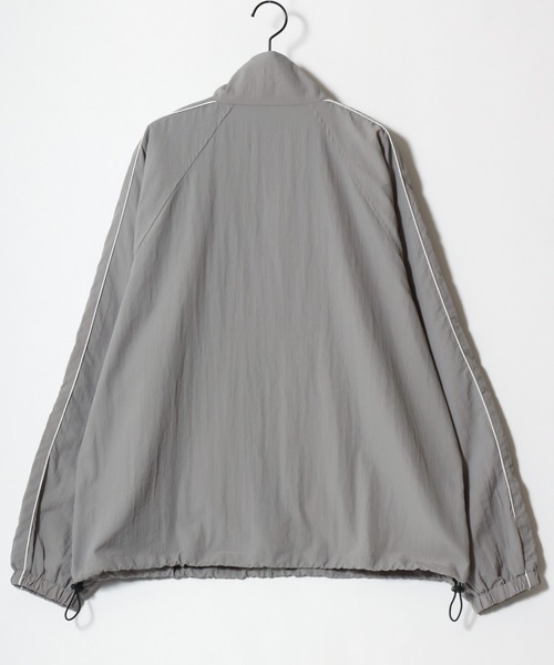U.S. POLO ASSN.(ユーエスポロアッスン)の「U.S. POLO ASSN./ユーエスポロアッスン 別注 Nylon Piping Track Jacket/オーバーサイズ ナイロン ブロークコア ジップアップ トラックジャケット/アノラックジャケット/レディース メンズ(ナイロンジャケット・メンズ・ブラック/グレー/ブラック系その他/ライトグレー・M/L/LL)」の14枚目の写真