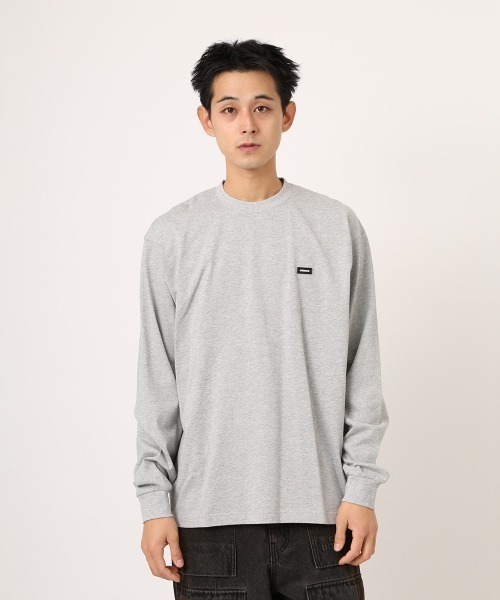atmos（アトモス）の「atmos PATCH LOGO LS T-Shirt / アトモス パッチ ロゴ LS Tシャツ（Tシャツ/カットソー・メンズ・ブラック/グレー/ホワイト・M/L/XL）」の3枚目の写真