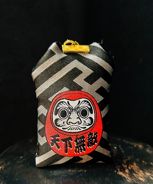 CALIFORNIA OUTFITTERS（カリフォルニア アウトフィッターズ）の「3- 勝守　KACHI MAMORI KEY RING 　お守り ストラップ（キーホルダー・レディース・ブラック/ブラック系/ブルー/アイボリー/ベージュ/スカイブルー・ONESIZE）」の3枚目の写真