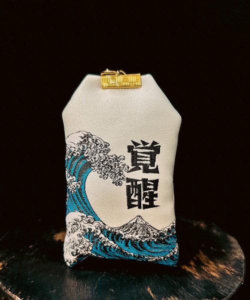 CALIFORNIA OUTFITTERS（カリフォルニア アウトフィッターズ）の「3- 勝守　KACHI MAMORI KEY RING 　お守り ストラップ（キーホルダー・レディース・ブラック/ブラック系/ブルー/アイボリー/ベージュ/スカイブルー・ONESIZE）」の4枚目の写真