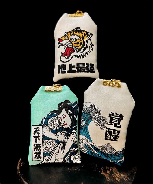 CALIFORNIA OUTFITTERS（カリフォルニア アウトフィッターズ）の「3- 勝守　KACHI MAMORI KEY RING 　お守り ストラップ（キーホルダー・レディース・ブラック/ブラック系/ブルー/アイボリー/ベージュ/スカイブルー・ONESIZE）」の7枚目の写真