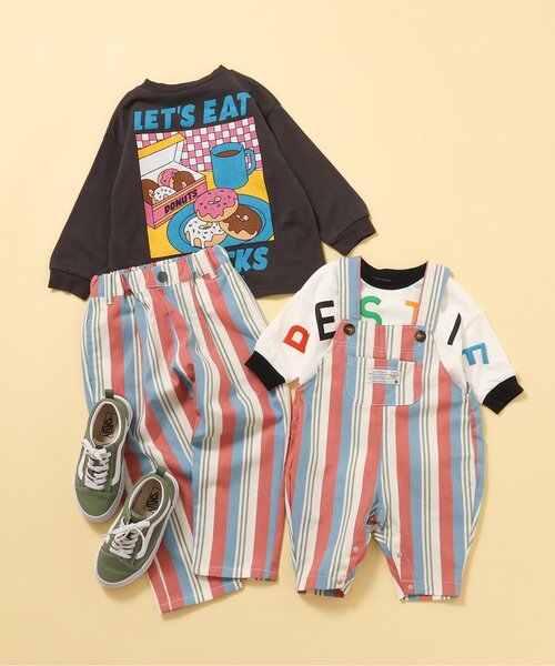 BREEZE(ブリーズ)の「【リンク/ジュニア対応】NEW シェフパンツ(その他パンツ・キッズ・ブラウン/ストライプ/ブルー/その他3/アイボリー/グリーン/ブラック/オレンジ/イエロー/ライム・100/120/110/90/150/140/130/80)」の16枚目の写真