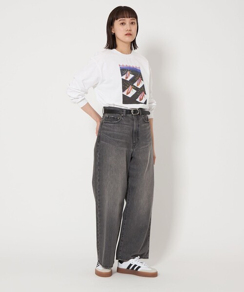 Amazon | [シップス] Tシャツ WEB先行 グラフ ステッチ ロゴ