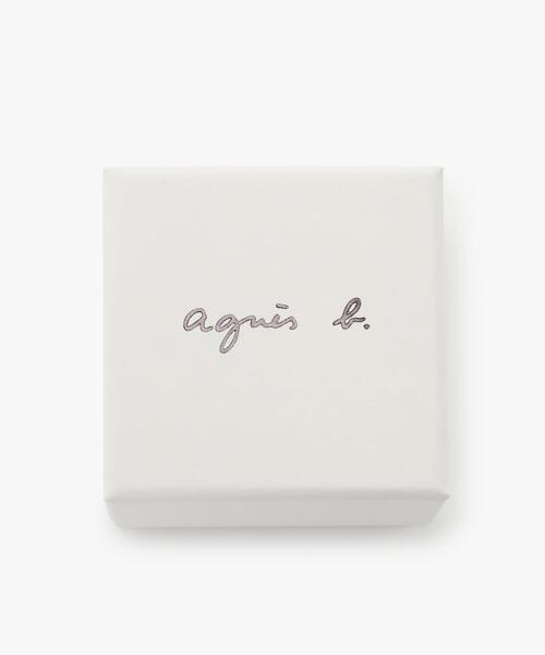 【agnes b】H925 ハート リング \"Carving of love\" H925 ハート リング 