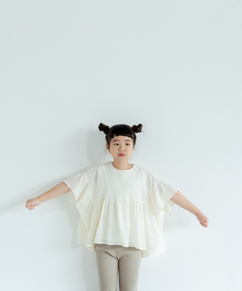 LOWRYS FARM（ローリーズファーム）の「ヨウリュウブラウスプルオーバー　325507（シャツ/ブラウス・キッズ・アイボリー/ブラック/パープル/ピンク/オレンジ/チェック/パープル系その他・110cm/120cm/130cm/140cm/150cm）」の18枚目の写真