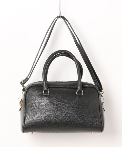 【美品】AULENTTI スクエアショルダーバッグ　黒　2way AULENTTI 2WAY スクエアショルダーバッグ（ショルダーバッグ