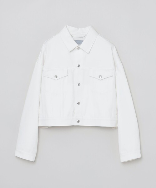 MACKINTOSH PHILOSOPHY(マッキントッシュ フィロソフィー)の「【アニチューブ掲載】GREY LABEL デニムトラッカージャケット(デニムジャケット・レディース・ダークネイビー/ホワイト・6/2)」の1枚目の写真