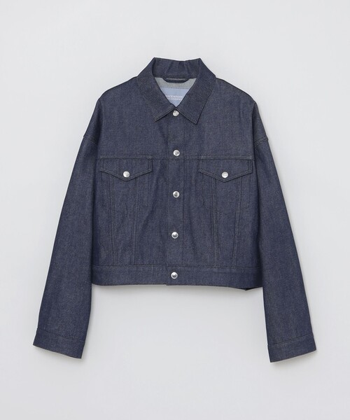 MACKINTOSH PHILOSOPHY(マッキントッシュ フィロソフィー)の「【アニチューブ掲載】GREY LABEL デニムトラッカージャケット(デニムジャケット・レディース・ダークネイビー/ホワイト・6/2)」の2枚目の写真