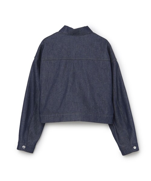 MACKINTOSH PHILOSOPHY(マッキントッシュ フィロソフィー)の「【アニチューブ掲載】GREY LABEL デニムトラッカージャケット(デニムジャケット・レディース・ダークネイビー/ホワイト・6/2)」の3枚目の写真