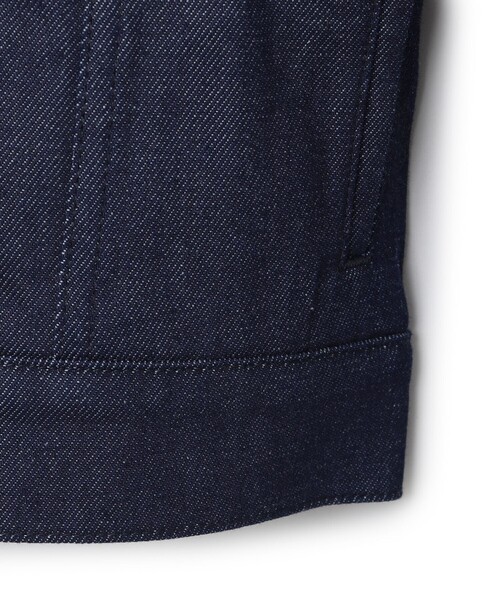 MACKINTOSH PHILOSOPHY(マッキントッシュ フィロソフィー)の「【アニチューブ掲載】GREY LABEL デニムトラッカージャケット(デニムジャケット・レディース・ダークネイビー/ホワイト・6/2)」の6枚目の写真