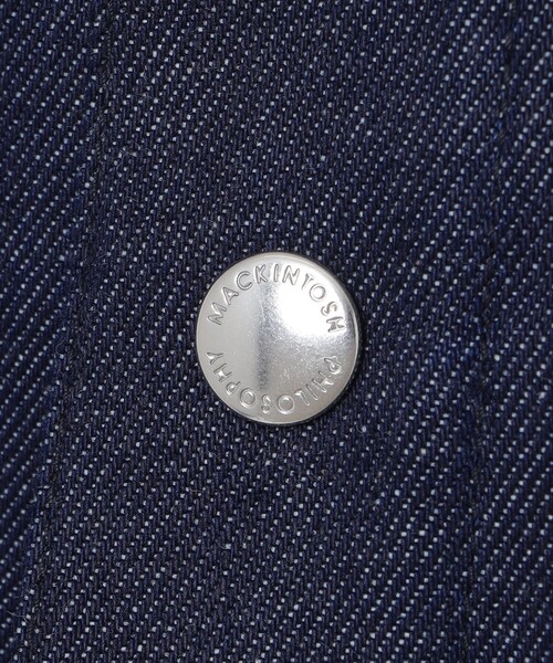 MACKINTOSH PHILOSOPHY(マッキントッシュ フィロソフィー)の「【アニチューブ掲載】GREY LABEL デニムトラッカージャケット(デニムジャケット・レディース・ダークネイビー/ホワイト・6/2)」の8枚目の写真