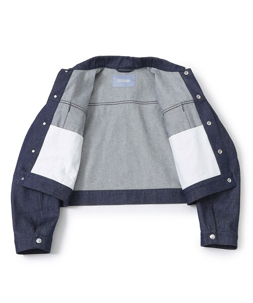 MACKINTOSH PHILOSOPHY(マッキントッシュ フィロソフィー)の「【アニチューブ掲載】GREY LABEL デニムトラッカージャケット(デニムジャケット・レディース・ダークネイビー/ホワイト・6/2)」の9枚目の写真