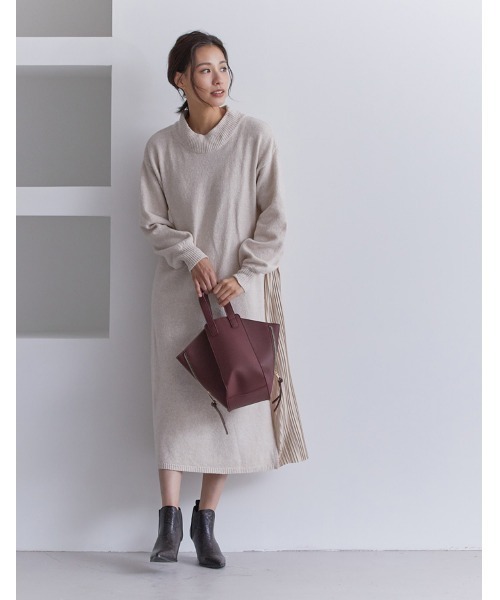 aquagarage(アクアガレージ)の「2wayハンドバッグ(ショルダーバッグ・レディース・バーガンディー/ブラック・ONESIZE)」の12枚目の写真
