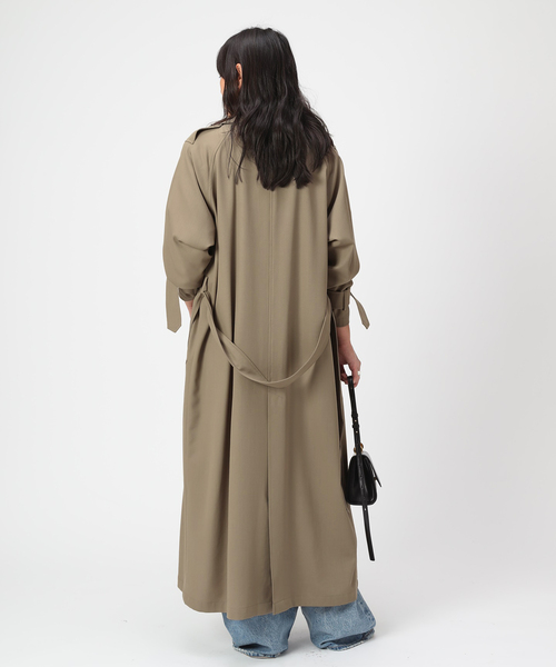 AP STUDIO(エーピーストゥディオ)の「ドレストレンチコート(トレンチコート・レディース・サファリグリーン・36/38)」の12枚目の写真