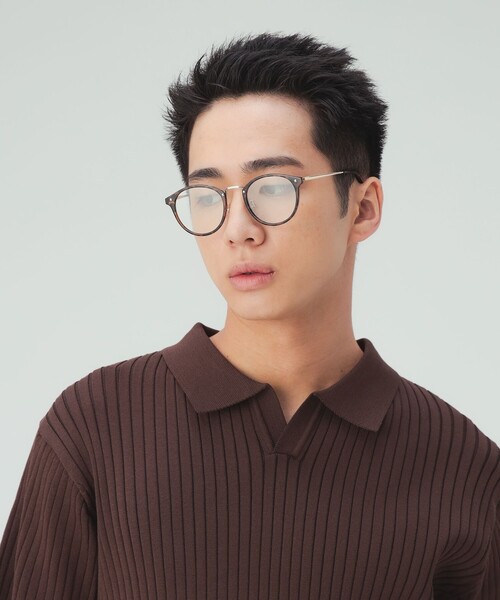 BEAMS HEART(ビームスハート)の「ボストンコンビ 調光 ファッショングラス(サングラス・メンズ・ブラック/ブラウン・ONE SIZE)」の2枚目の写真