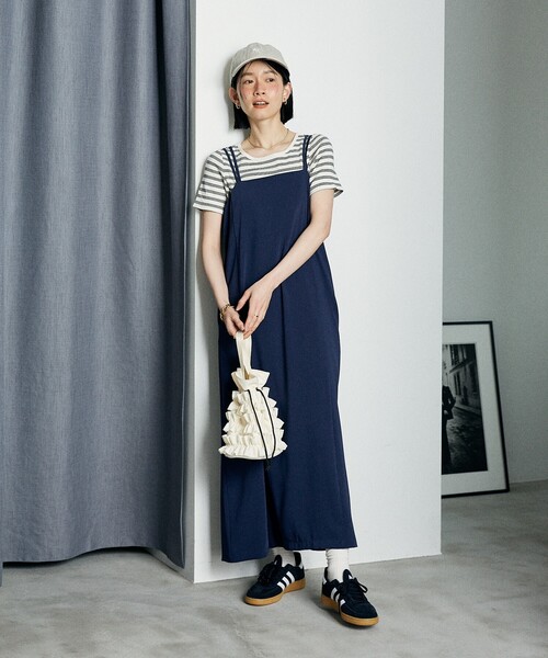 FREAK'S STORE(フリークスストア)の「バレエネック ランダムリブTシャツ(Tシャツ/カットソー・レディース・ブラック/レッド/オフホワイト/サックスブルー・フリ-)」の16枚目の写真