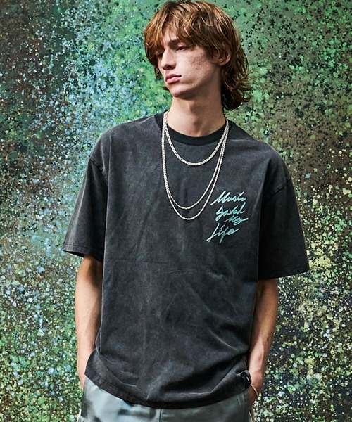 MSML(エムエスエムエル)の「SCRIBBLE T SHIRT(Tシャツ/カットソー・メンズ・ブラック・XL/L/M/S)」の3枚目の写真