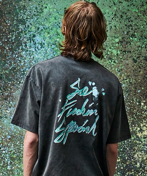 MSML(エムエスエムエル)の「SCRIBBLE T SHIRT(Tシャツ/カットソー・メンズ・ブラック・XL/L/M/S)」の4枚目の写真