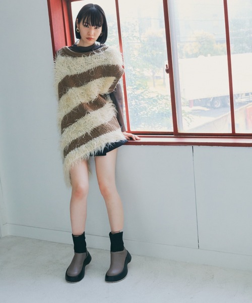 VEGE（ベジ）の「VEGE Taitan（ブーツ・レディース・ブラック/グレイッシュベージュ/オリーブ・23/23.5/24/24.5）」の9枚目の写真