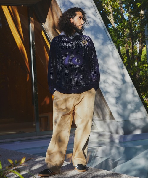セール】TUCK WIDE CHINO PANTS：タック ワイドチノパン