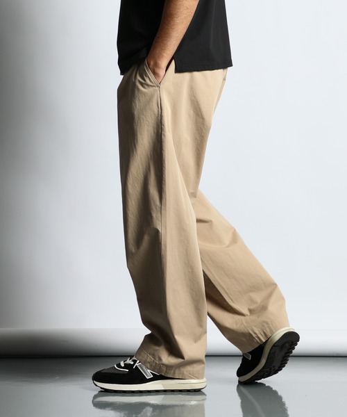 PUSHPUSH KHAKI PANTS ベージュ ワイドチノパンツ L PUSHPUSH KHAKI PANTS ベージュ ワイドチノパンツ M - メルカリ