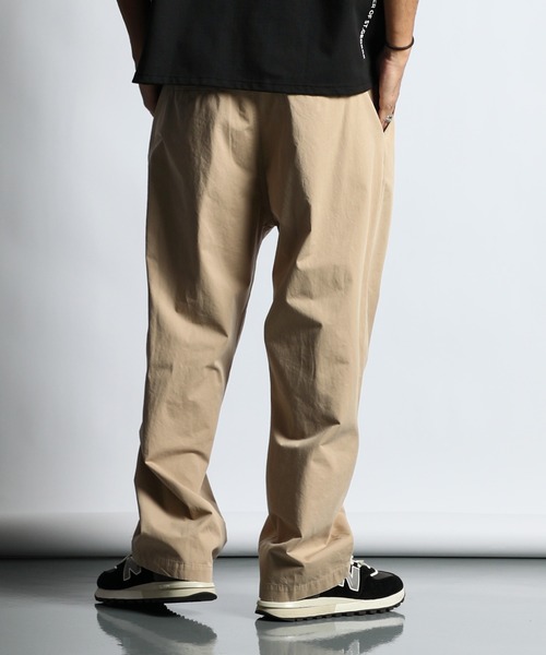 セール】TUCK WIDE CHINO PANTS：タック ワイドチノパン