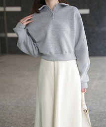 HUIT bouquet（ユイット）の「ポロ スウェット トップス HUIT（スウェット）」