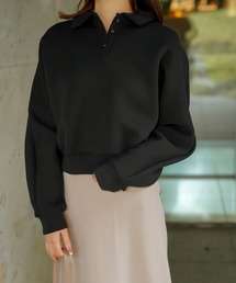 HUIT bouquet（ユイット）の「ポロ スウェット トップス HUIT（スウェット）」