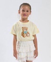 Lycee mine（リセマイン）の「【ソフトコットン】アソートリボンモチーフプリントTシャツ（Tシャツ/カットソー・キッズ）」