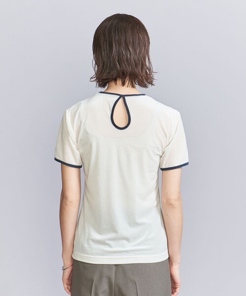BEAUTY&YOUTH UNITED ARROWSシアーボロアリンガーTシャツ BEAUTY&YOUTH UNITED ARROWS｜シアーベロア リンガー Tシャツ