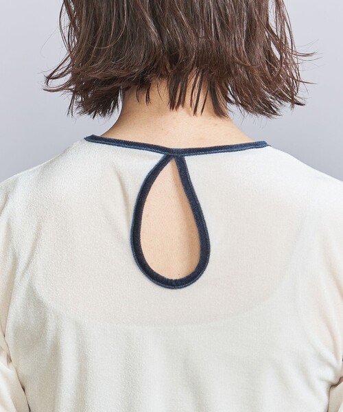 BEAUTY&YOUTH UNITED ARROWSシアーボロアリンガーTシャツ BEAUTY＆YOUTH UNITED ARROWS tシャツ シアーベロア リンガー T