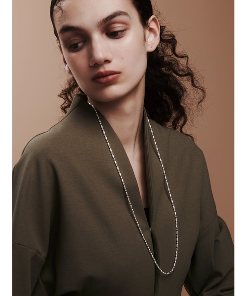 【quip queint】bowling tube long necklace/ボウリング チューブ ロングネックレス