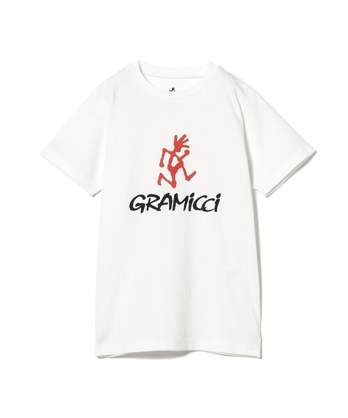 Gramicci（グラミチ）の「Gramicci / ロゴ Tシャツ 2025SS（140～150cm）（Tシャツ/カットソー・キッズ・ホワイト/ブラック・140/150）」の3枚目の写真