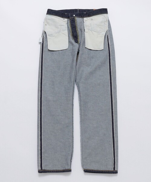 SHIPS(シップス)の「SHIPS: ベーシック 5ポケット ワンウォッシュ デニム パンツ(その他パンツ・メンズ・ネイビー・SMALL/MEDIUM/LARGE)」の4枚目の写真