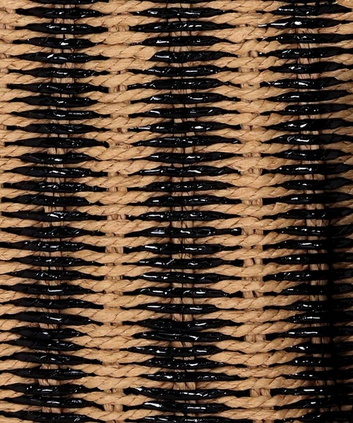 MIAN （ミアン）の「フィルム×ペーパー ストライプトートバッグ（かごバッグ・レディース・ゴールド/シルバー/ブラック・FREE）」の22枚目の写真