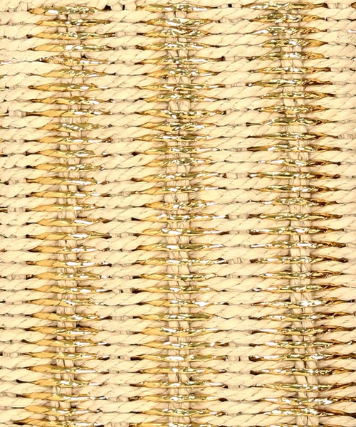 MIAN （ミアン）の「フィルム×ペーパー ストライプトートバッグ（かごバッグ・レディース・ゴールド/シルバー/ブラック・FREE）」の15枚目の写真