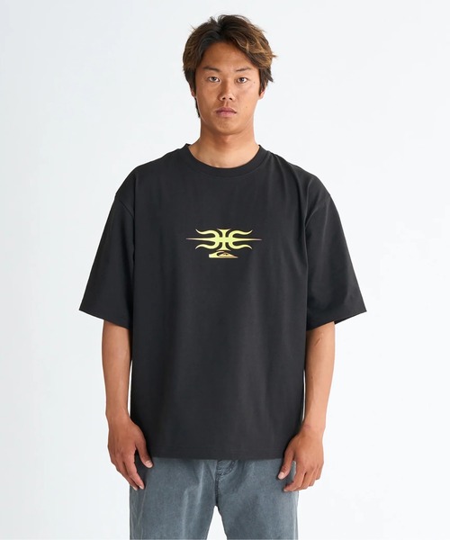 Quiksilver（クイックシルバー）の「MERCURY TRIBE ST /クイックシルバーグラフィック半袖Tシャツ（Tシャツ/カットソー・メンズ・ホワイト/ブラック/ミント・SMALL/LARGE/MEDIUM/X-LARGE）」の3枚目の写真
