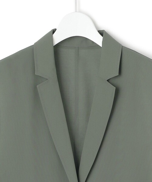 セール】【洗える】ライトシアーマットクロス ジレ（その他アウター