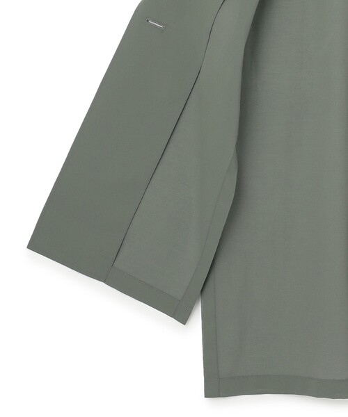 セール】【洗える】ライトシアーマットクロス ジレ（その他アウター